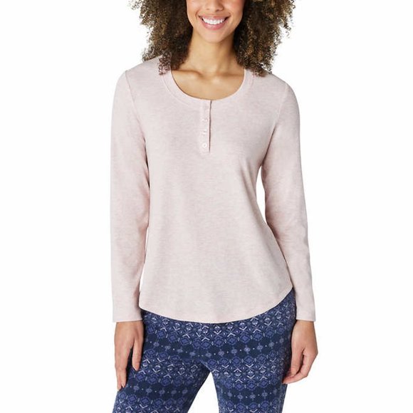 Eddie Bauer Ladies' 3-Piece Waffle Fleece Pajama Set - Picture 2 of 7